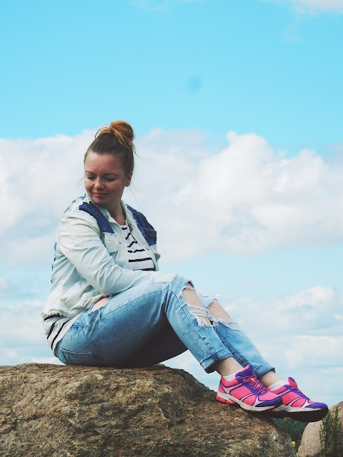 Vanha farkkutakki uuteen uskoon - DIY