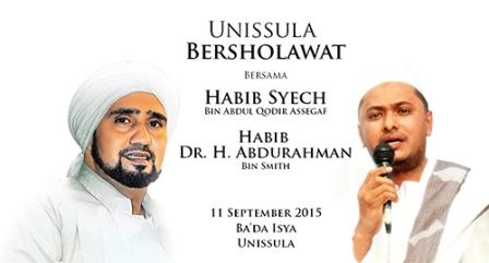 Unissula Bersholawat Bersama Habib Syech