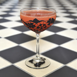  Geordie Lass Cocktail - Lace coupe by Toasted Glass