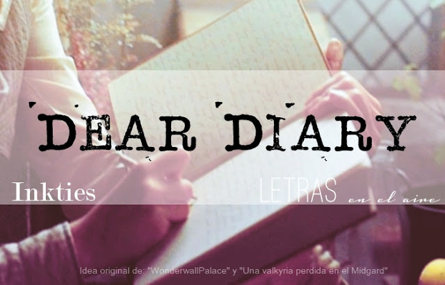 Cartel para reto "Dear diary" Cartel para reto "Dear diary"