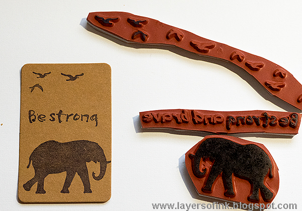 Layers of ink - Wildlife Cards Tutorial by Anna-Karin with Sizzix dies by Eileen Hull