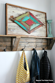 use scrap wood to make a rustic wood sign