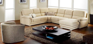 Modern Living Room Furniture Sets black long squared table and a set white pillowy sofas modern living room sofa sets also thick brown shag area rug
