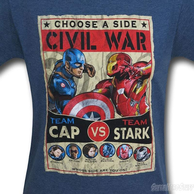 Today's T : 今日の「キャプテン・アメリカ : シビル・ウォー」のヴィンテージ Tシャツ