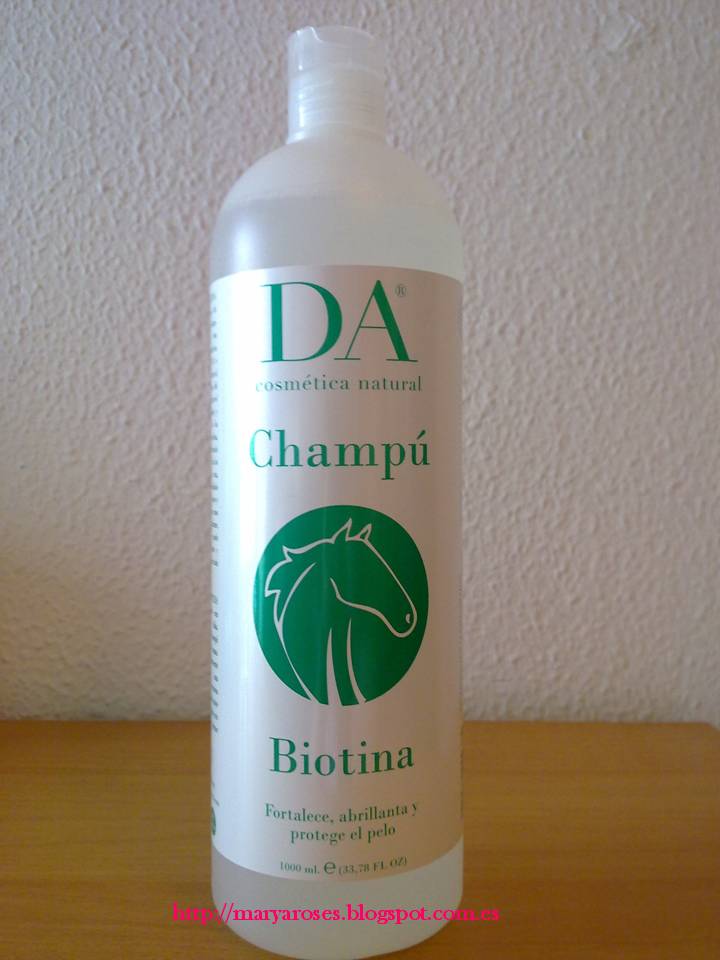 EL RINCÓN DE MARYA ROSES CHAMPU DE BIOTINA(CABALLO) DE MERCADONA