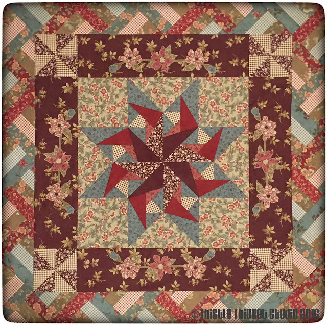 Medallion Quilt by Thistle Thicket Studio. www.thistlethicketstudio.com