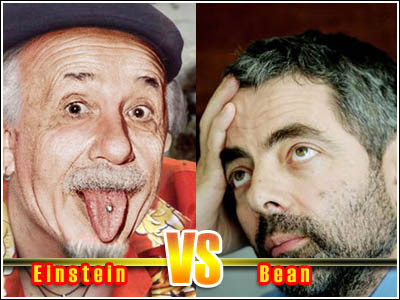 Albert Einstein vs Mr. Bean