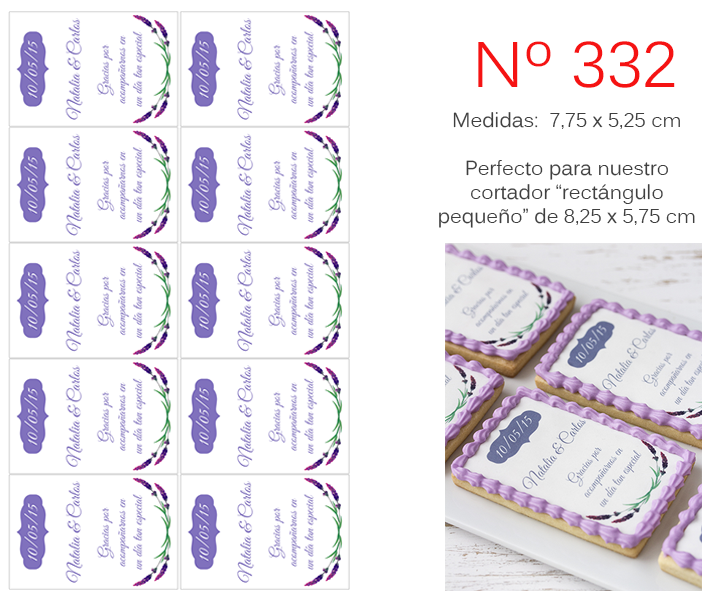 Galletas decoradas boda