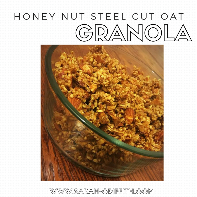 Sarah Griffith Honey Nut Steel Cut Oat Granola
