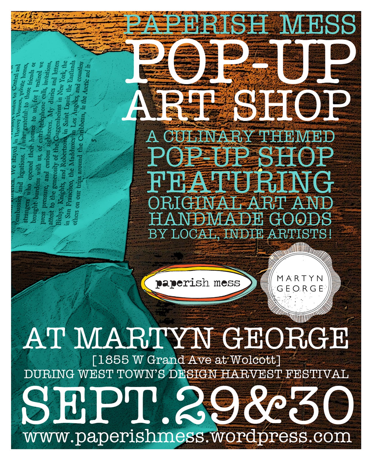 Amanda Chervinko Illustrations Pop Up Art Shop Martyn George
