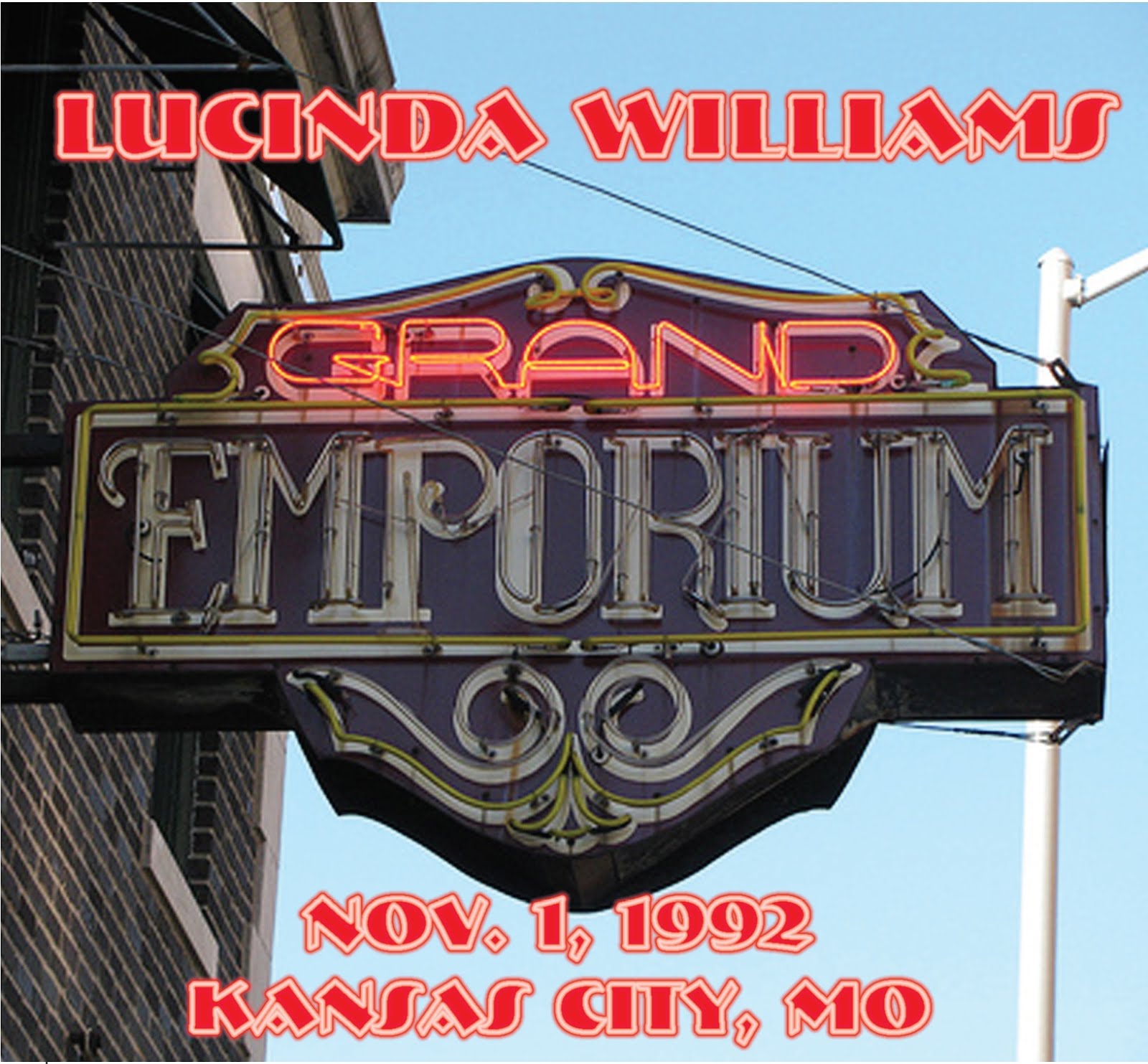 T.U.B.E. Lucinda Williams 19921101 Kansas City, MO (AUD/FLAC)