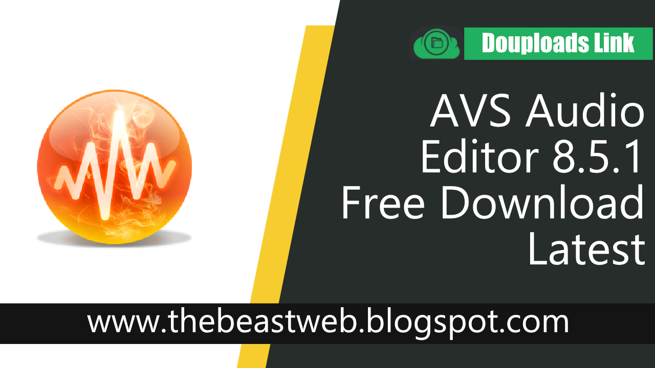 AVS Audio Editor 8.5.1 Full