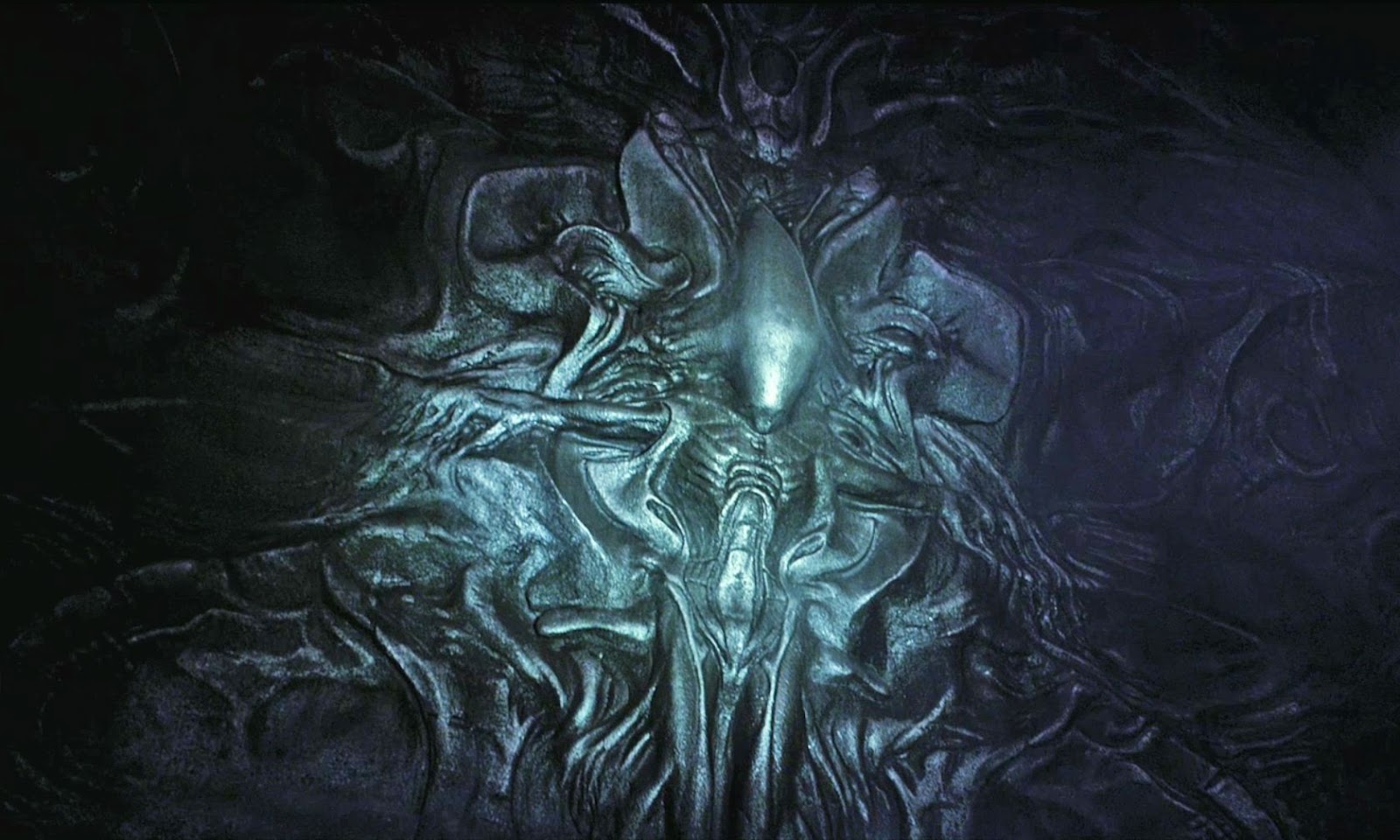 Výsledek obrázku pro prometheus alien on the wall