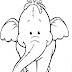 Desenho de Lindo Elefantinho para Colorir
