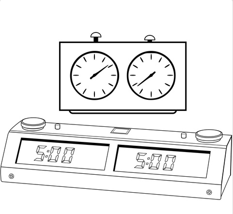 Desenho de Peões do xadrez para colorir - Tudodesenhos