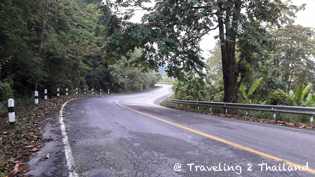 Route 1256 to Bo Klua, North Thailand Motorbike Riding in North Thailand