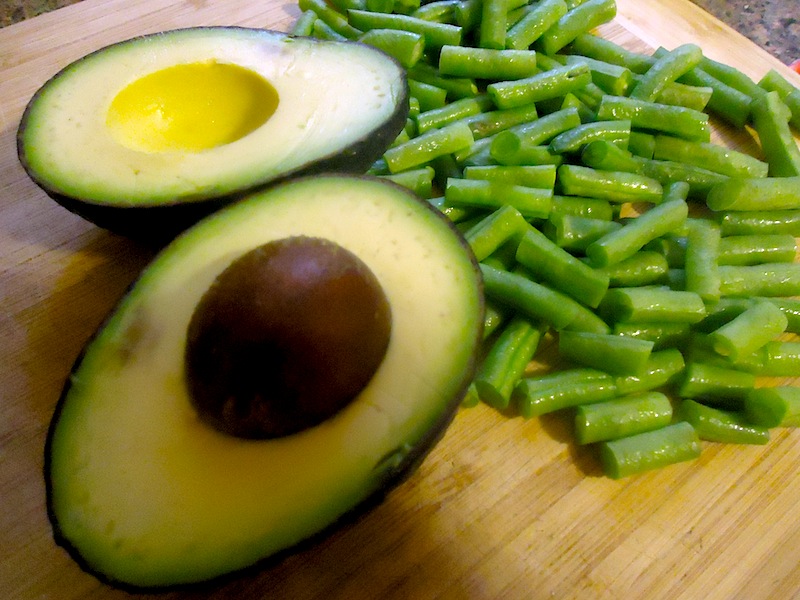 as good as bread Avocado + Green Bean Salad