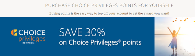 Choice Privileges精選國際酒店2020最新買分活動最高享30%折扣優惠（06/12前有效）