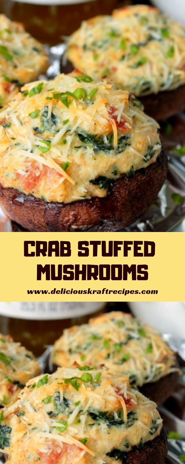 CRAB STUFFED MUSHROOMS CRAB STUFFED MUSHROOMS