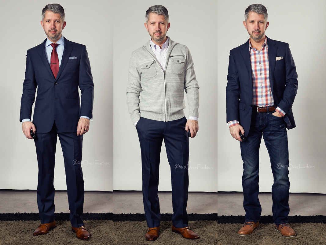 3 Different Ways To Wear Your Suit ~ 40 Over Fashion