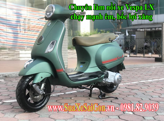 Sửa chữa làm nồi xe tay ga Vespa LX chuyên nghiệp tại HCM Sửa chữa làm nồi xe tay ga Vespa LX chuyên nghiệp tại HCM