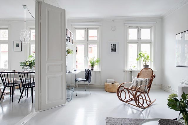 Una vivienda blanca total