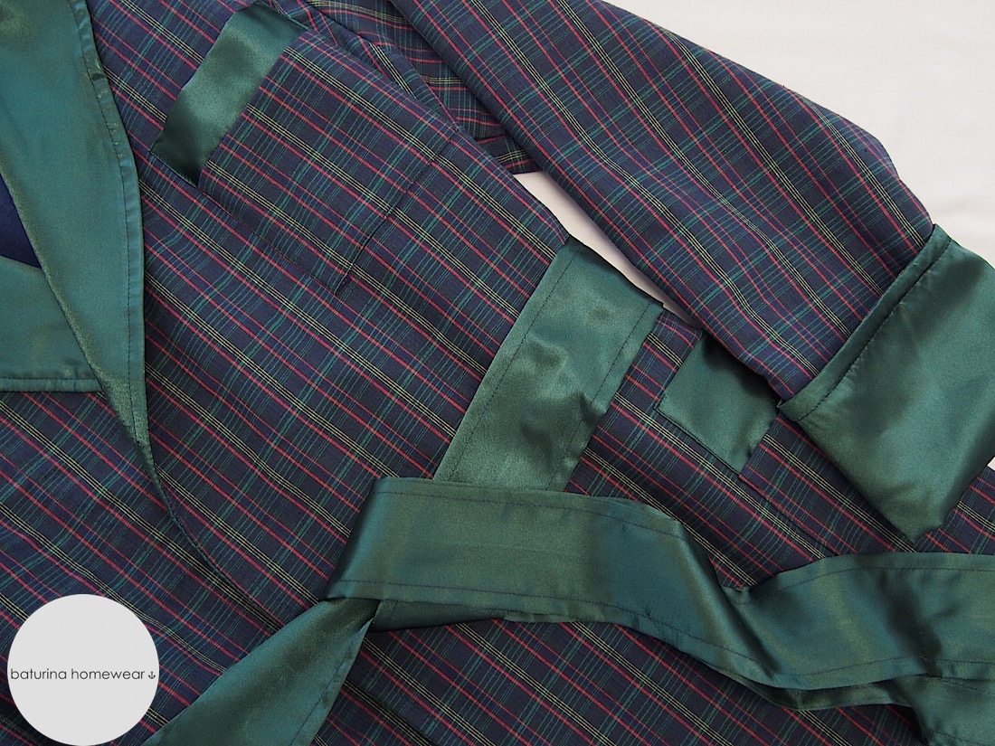 plaid smoking jacket