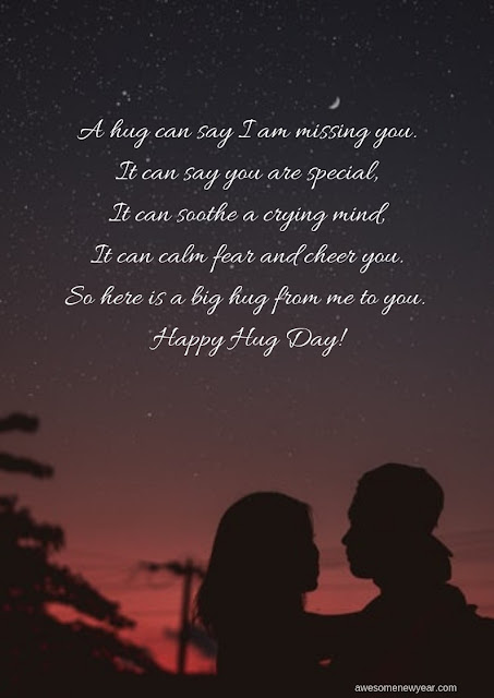 best  #HugDay Wishes for lover