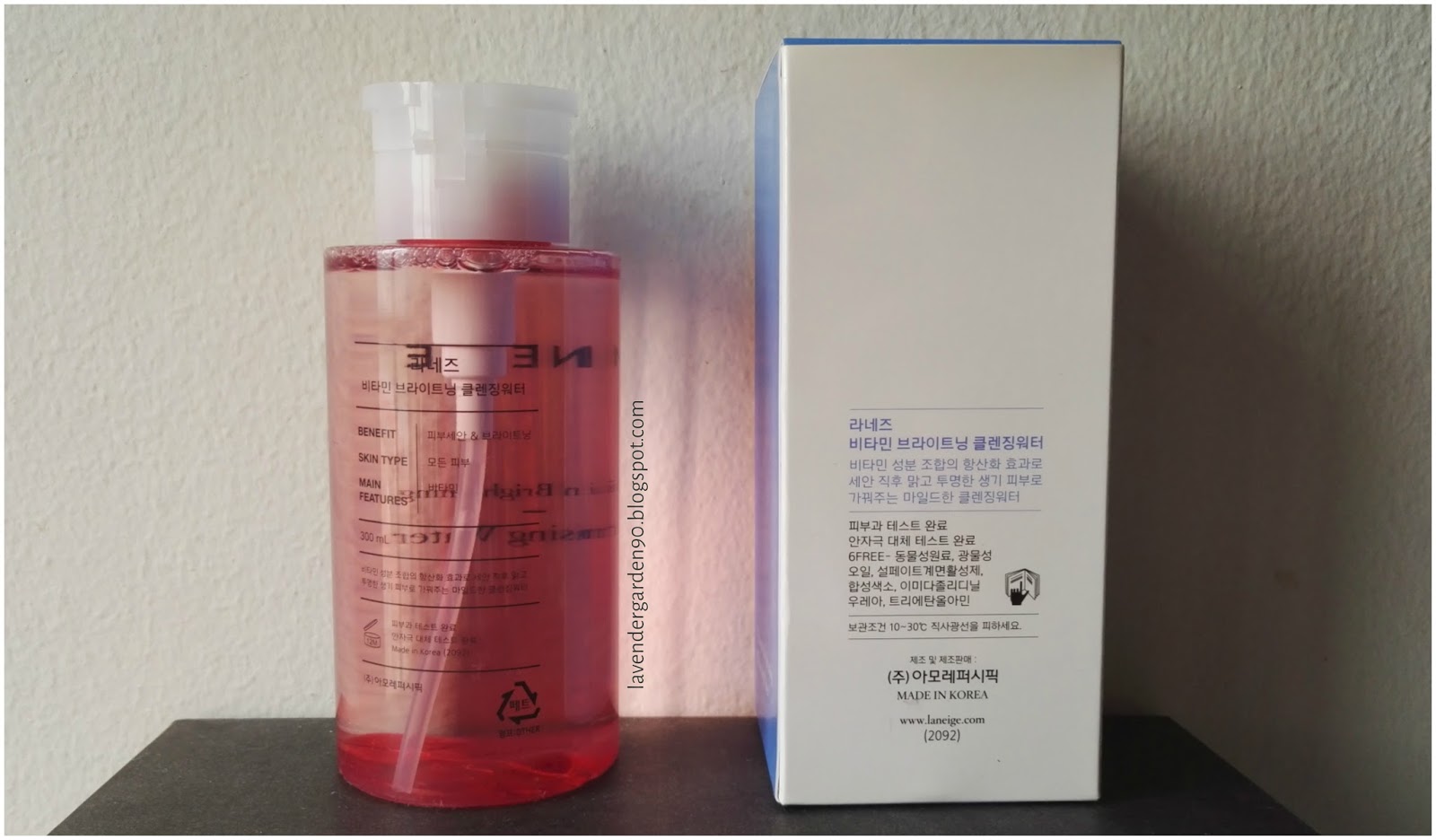 laneige cleansing water