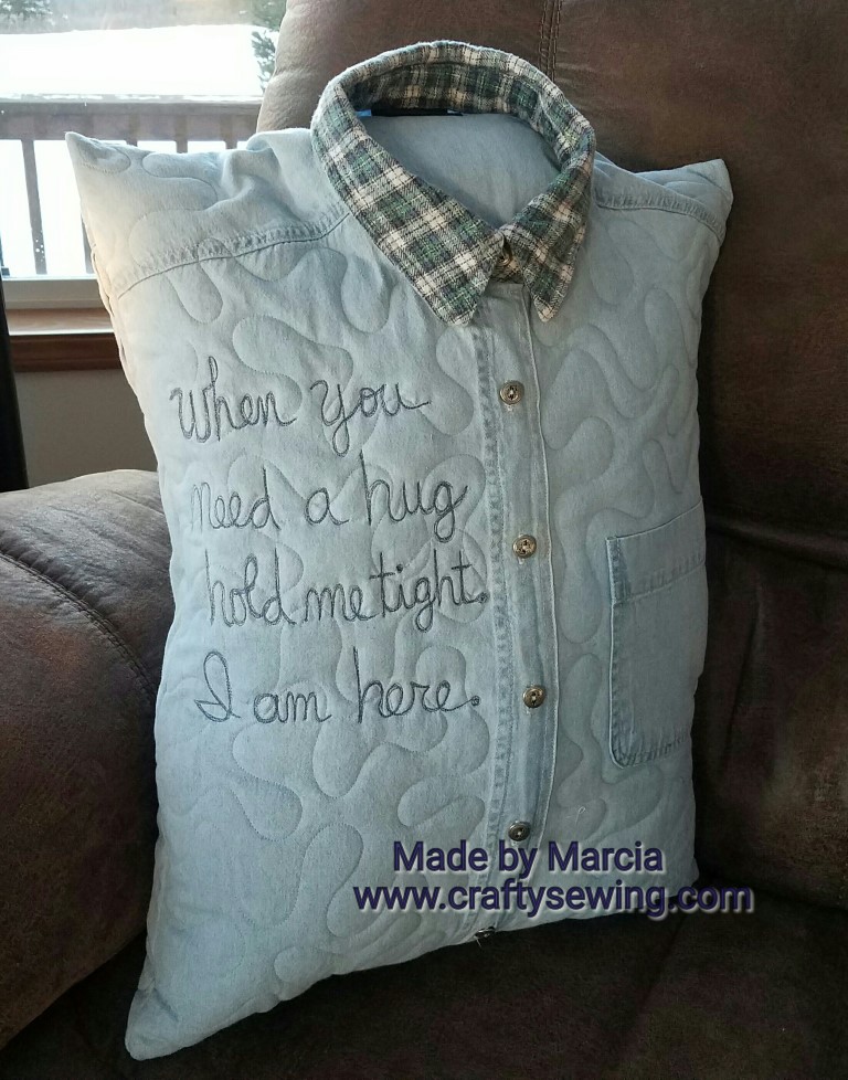 Crafty Sewing & Quilting How to Make a Quilted Memory Pillow (With a