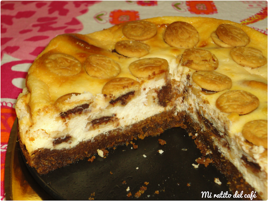 Cheesecake de galletas Príncipe