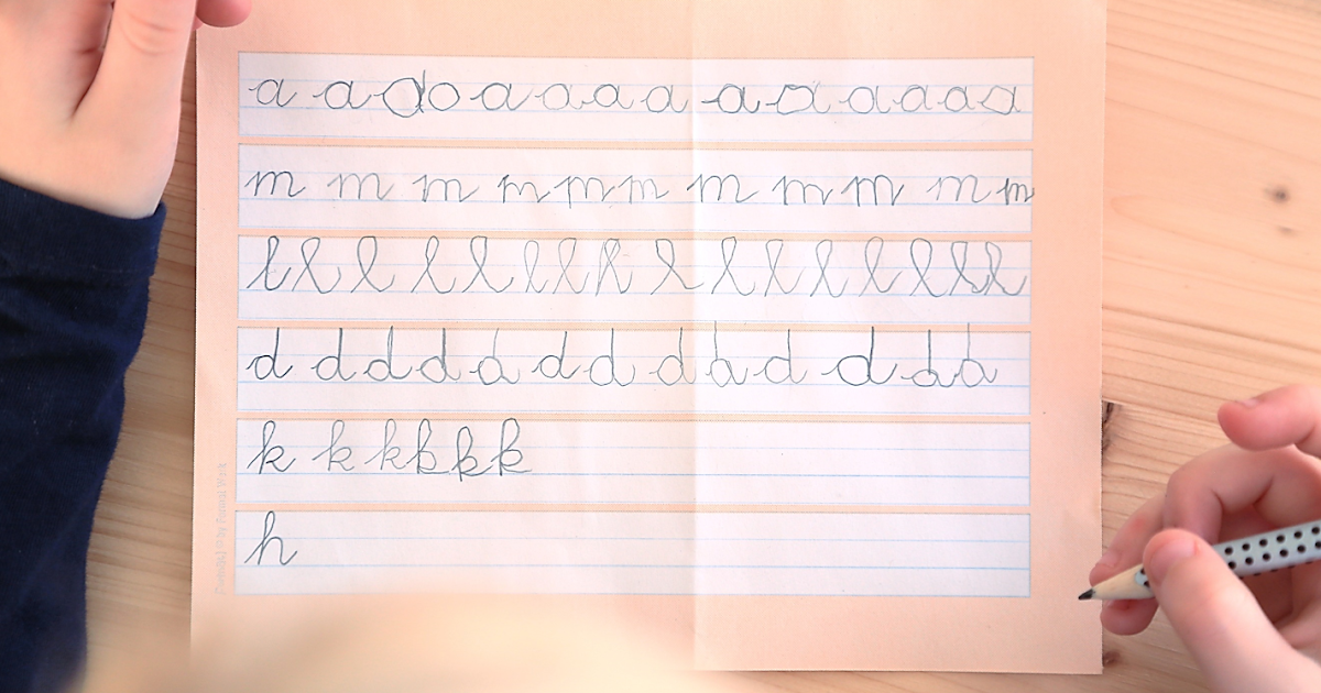 Buchstaben schreiben lernen in der Grundschule