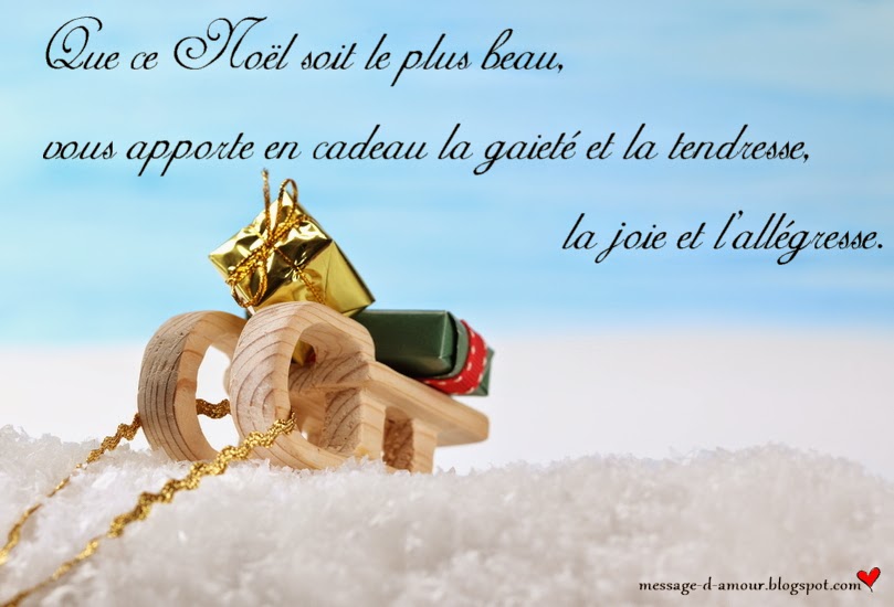 Message d'amour: Textes pour souhaiter un joyeux noel