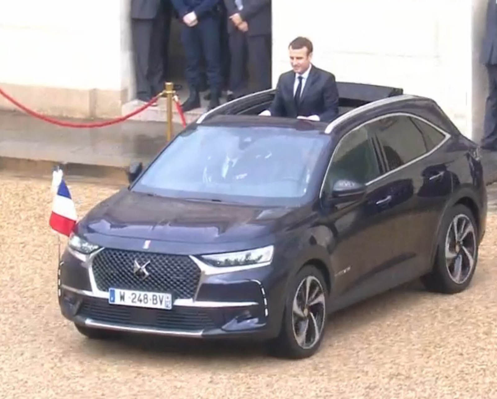 Check Out The New French President s Convertible DS 7 