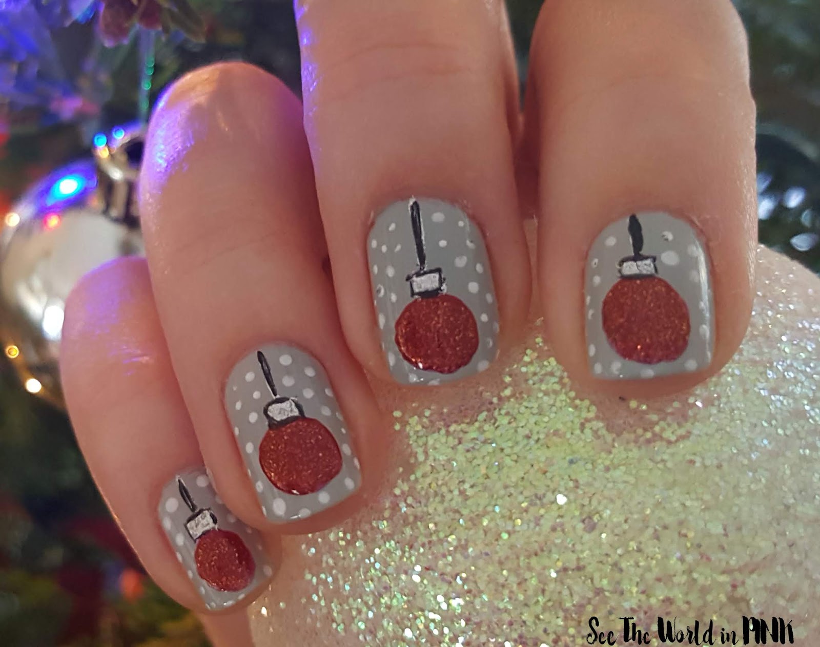 Nail Salon Ornament 20 Pretty Christmas Gift Nail Art Designs For The  Holiday Season - Your Nail Ornaments, image size:1600x1263
