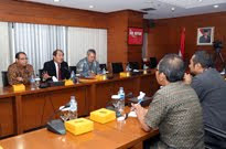 Bahas Pemilu Berintegritas, Ketua DKPP Jimly Asshiddiqie Temui Pimpinan KPK