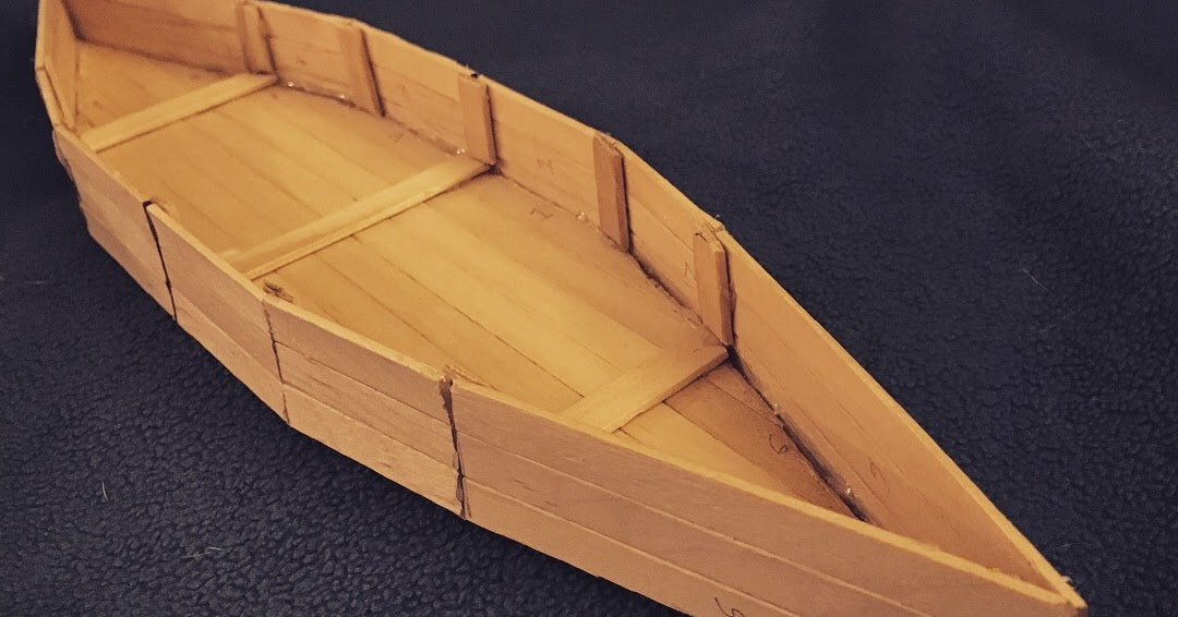 What I Live For Popsicle Stick Boat