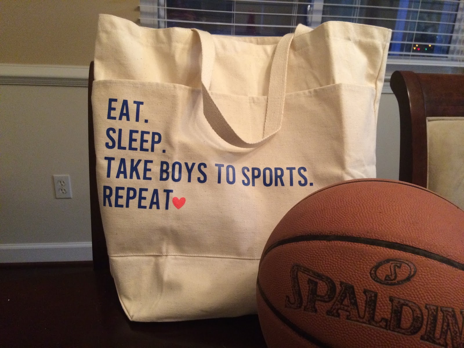orange basketball bag