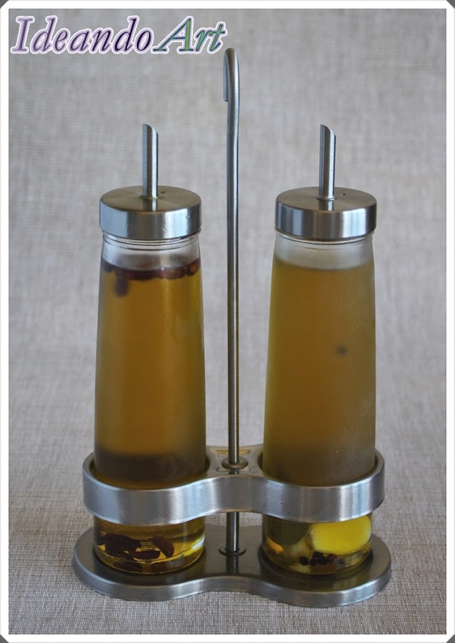 Aceite aromatizado casero