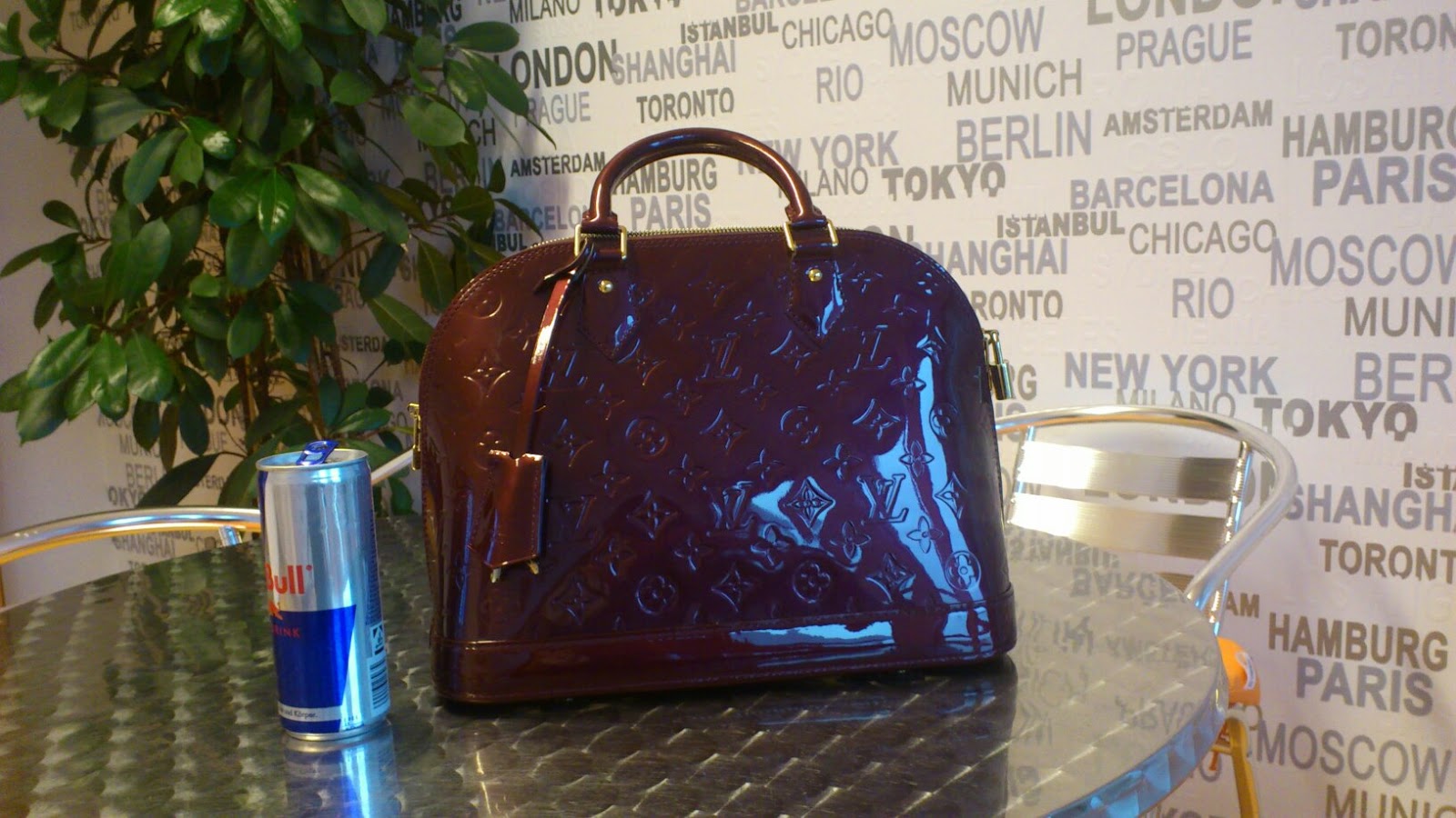 Bags and Everything Else: My Louis Vuitton Alma Vernis in Rouge Fauviste