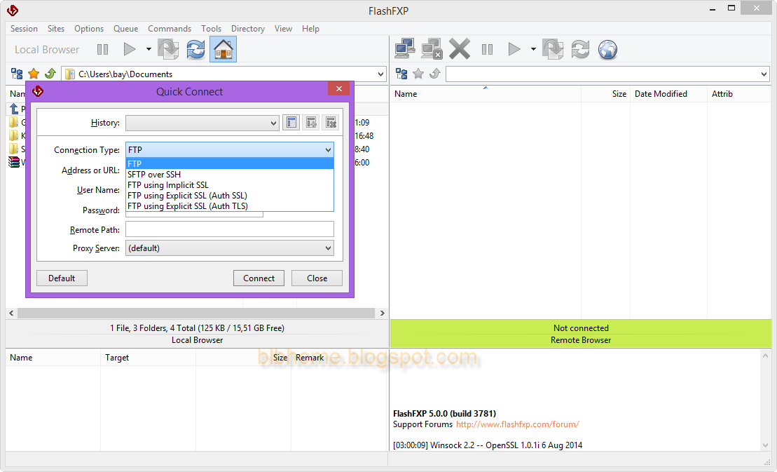 Browser session