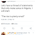 "English That Only Makes Sense In Nigeria" Trends On Twitter, Ah Naija No Go Kill Me