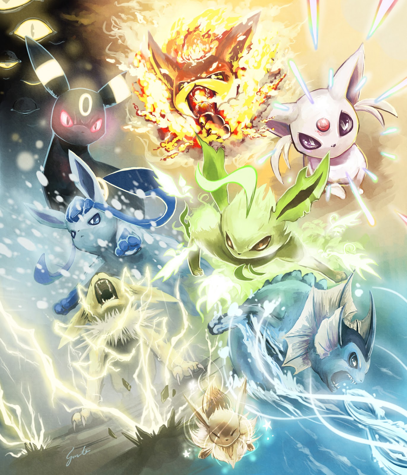 Pin by Rain Dragon on Pokemon  Pokemon eeveelutions, Pokemon eevee  evolutions, Pokemon umbreon