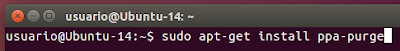 sudo apt-get install ppa-purge sudo apt-get install ppa-purge