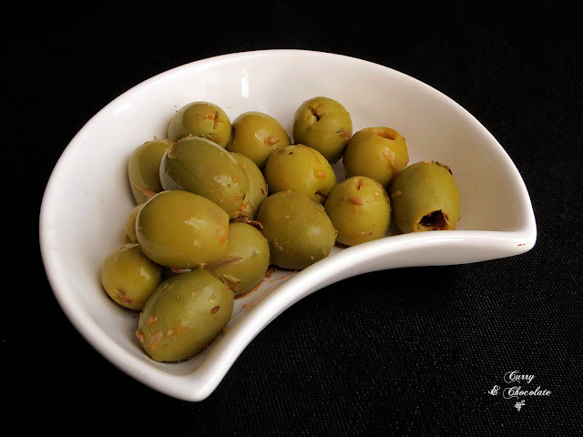 Aliño casero para aceitunas cocidas – Green olives dressing Aliño casero para aceitunas cocidas – Green olives dressing