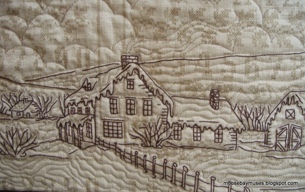 Over the River and Through the Woods quilt