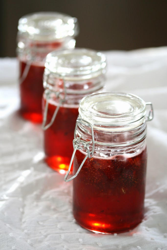 Lemony Strawberry Thyme Jam Recipe