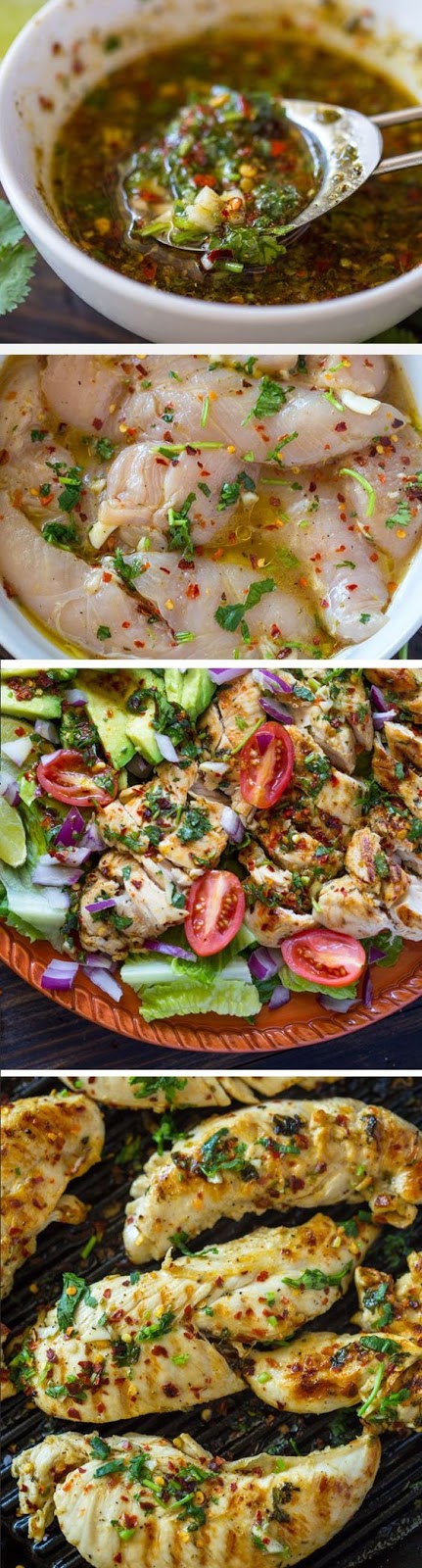 If you will be making this chicken for a salad, double the marinade and reserve half for the dressing. Be sure to reserve it before adding the marinade to the chicken in order to avoid contamination.