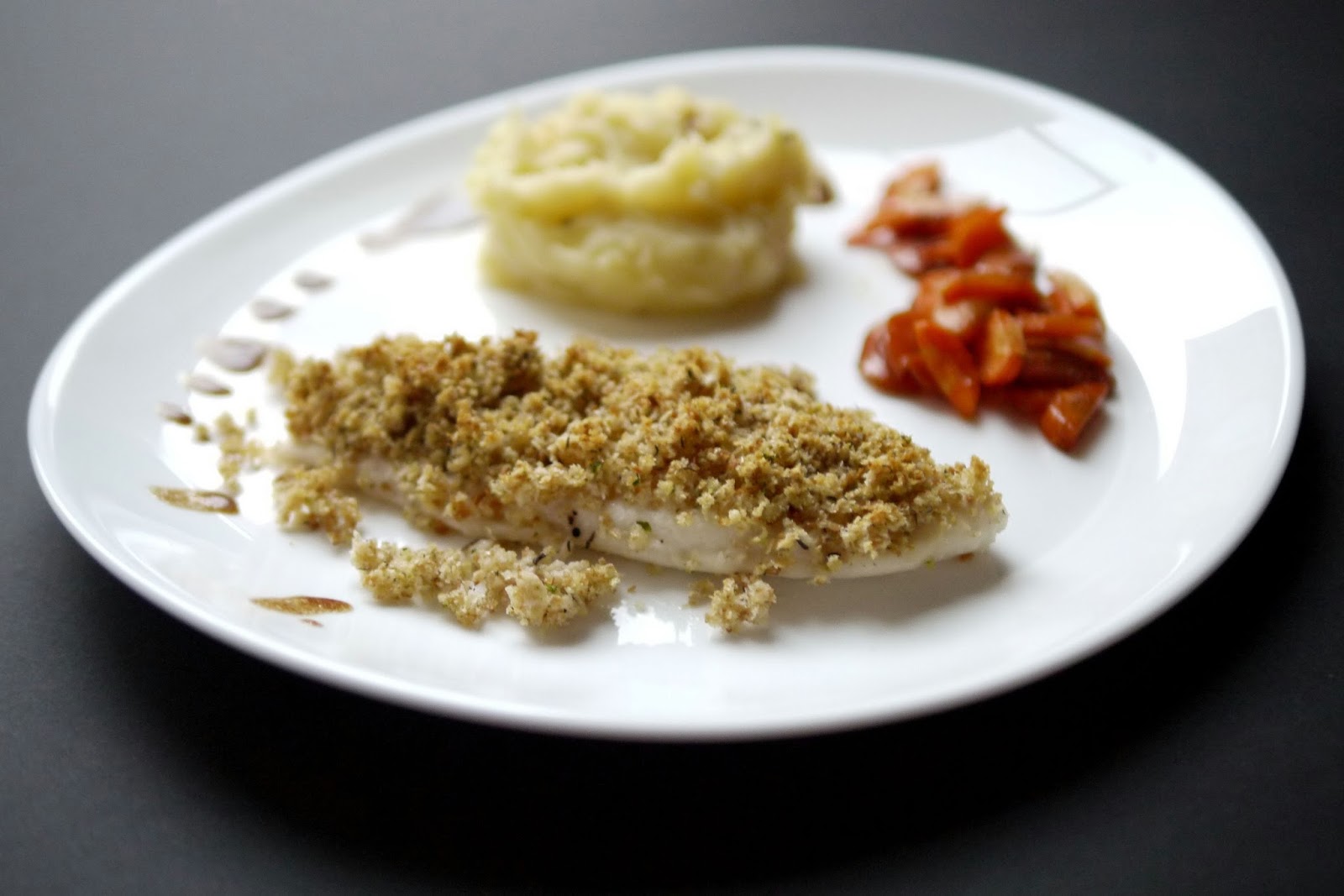 Experimente aus meiner Küche: Fischfilet mit Kräuterkruste an Kartoffel ...