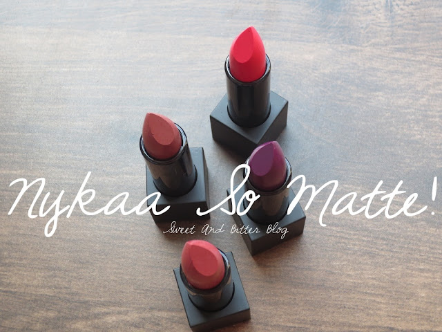 4 Nykaa So Matte! Lipstick Swatch, Review, Price in India